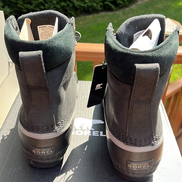New Never worn, boxed, SOREL Black Waterproof, Impermeable, Insulated sole boots - Picture 9 of 14